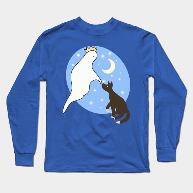 Royal ghost and Black Dog Long Sleeve T-Shirt by Amalus-files